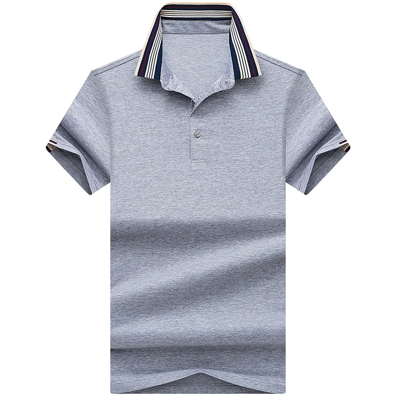 Новинка 2019 высококачественные топы и футболки мужские рубашки поло деловые