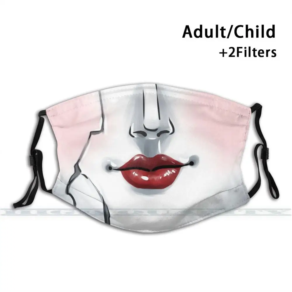 

Маска для куклы Nott The Brave, фарфоровая маска для кукол, индивидуальный дизайн для взрослых и детей, Пылезащитный фильтр, «сделай сам», моющаяся маска с милым принтом