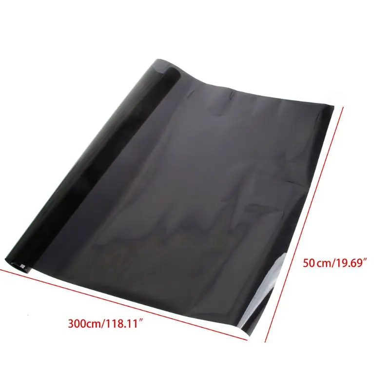 

Dark Black Car Window Tint Film Inside One Way Glare Control Anti Heat Auto Summer Solar Protection Privacy Bathroom Home Use
