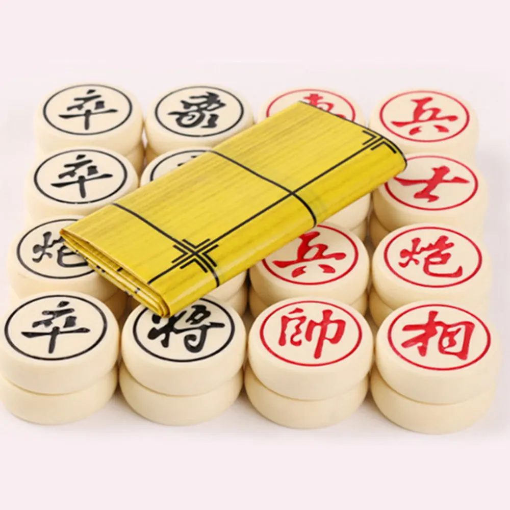 

3D Chinese Chess Resin High-end Chinese Chess Educational Early Learning Game Beige (30)