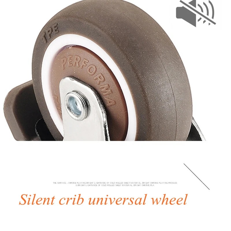 Резиновое колесо для детской кроватки 4 шт. запасные колеса УНИВЕРСАЛЬНАЯ мебель