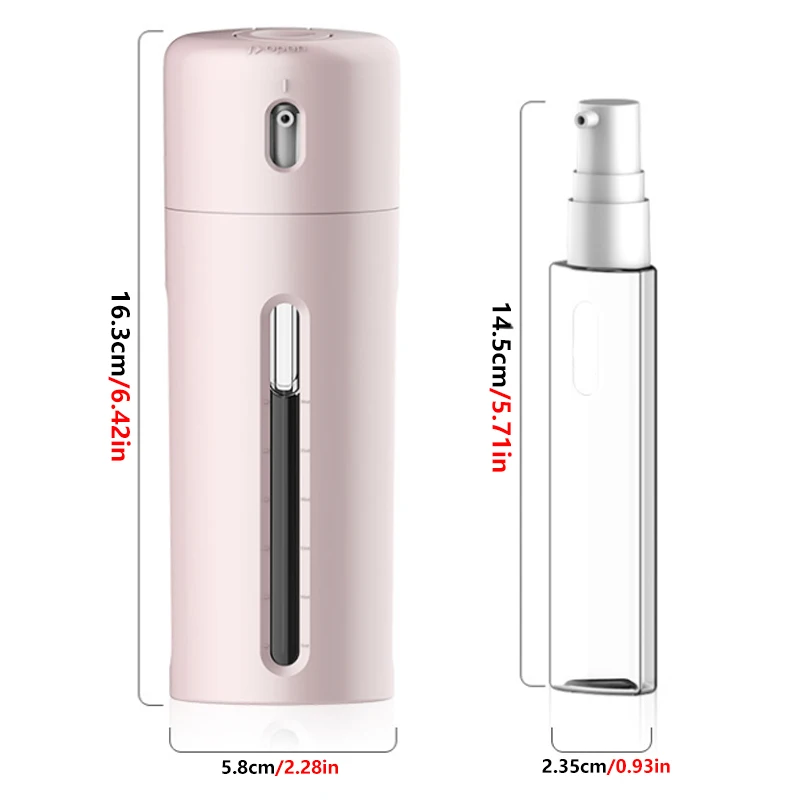 

Portable Soap Bottle 4 In 1 Shampoo Shower Gel Lotion Dispenser Travel Refillable Sub-bottle Press Container Empty