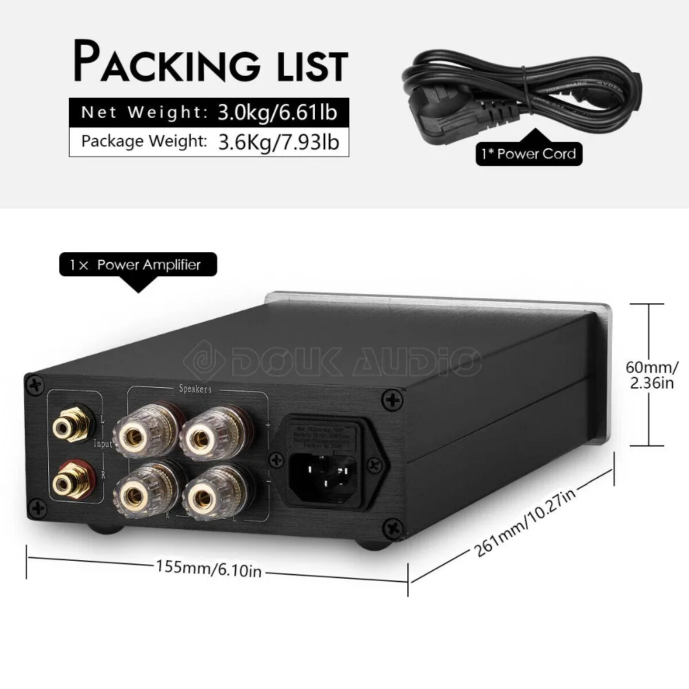 Nobsound LM1875/LM3886 HiFi стерео усилитель мощности домашний аудио усилитель для пассивных динамиков
