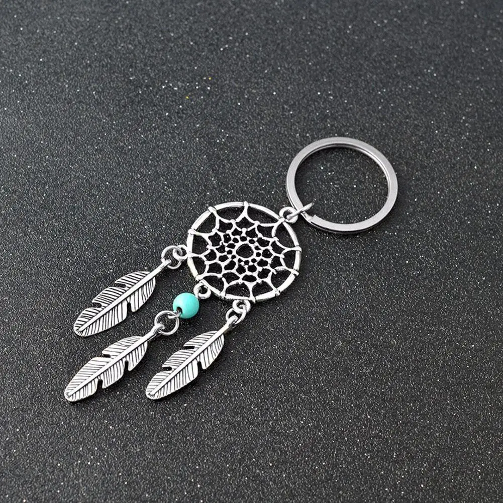 Dream Catcher Keychain Simple Fashion Key Ring Buckle Pendant Women Vintage Indian Style | Дом и сад