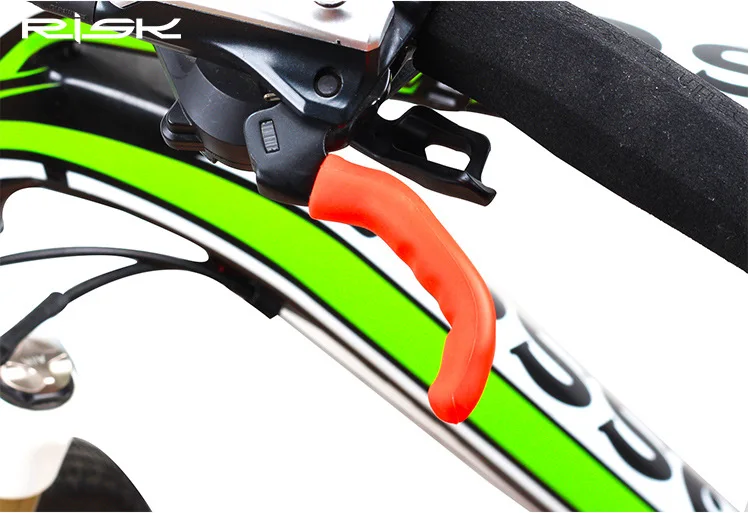 

RISK Bicycle Brake Handle Cover Anti-skid Silica gel Brake Levers Grips Environmental Protection Material Multiple Colors