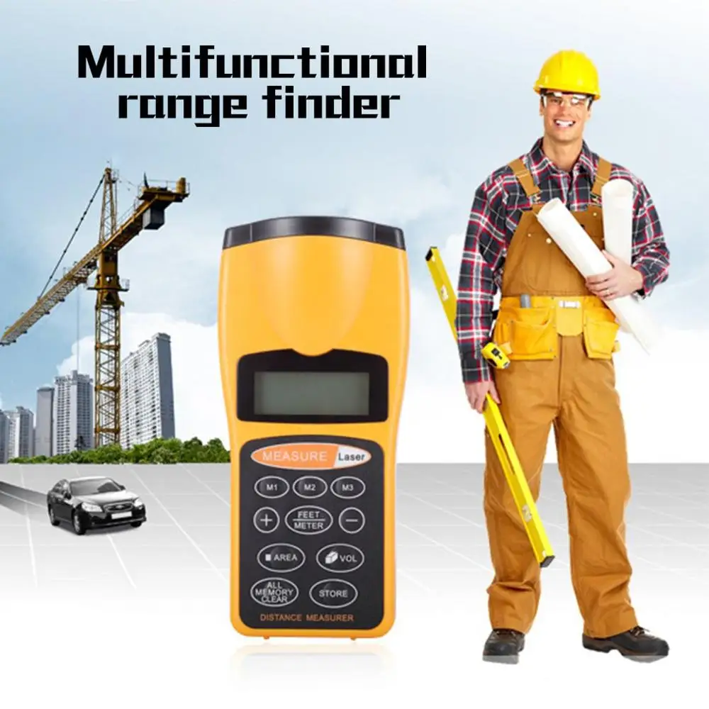 Cp-3007 Multifunctional Lcd Ultrasonic Distance Meter Measure Range Finder Measuring Instrument | Инструменты