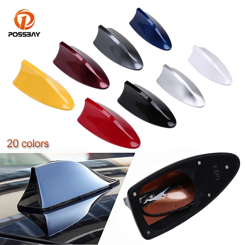

Car Radio Antenna Auto FM/AM Reception Signal Enhancement Aerial Shark Fin Roof Decoration For BMW Mini Cooper Citroen c3 c4