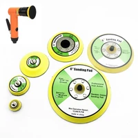 1 6 inch flocking polishing sanding discs hook loop suction cup pad plate sandpaper holder sticky disk for pneumatic polisher