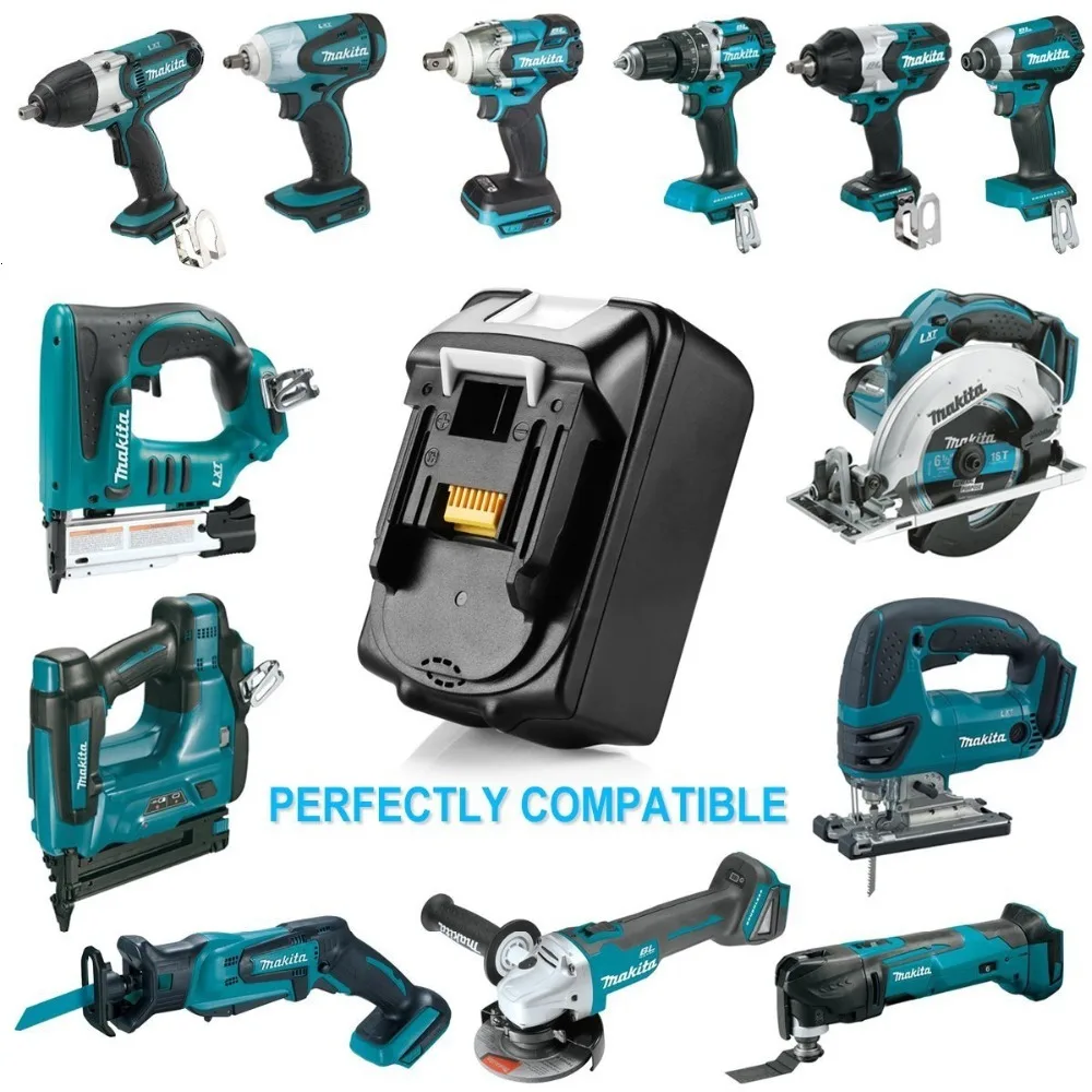 18 в 5.0Ah литий-ионный Батарея Замена для Makita BL1850 BL1840 BL1830 BL1820 LXT-400 194204-5 DHR202Z беспроводные Мощность инструменты