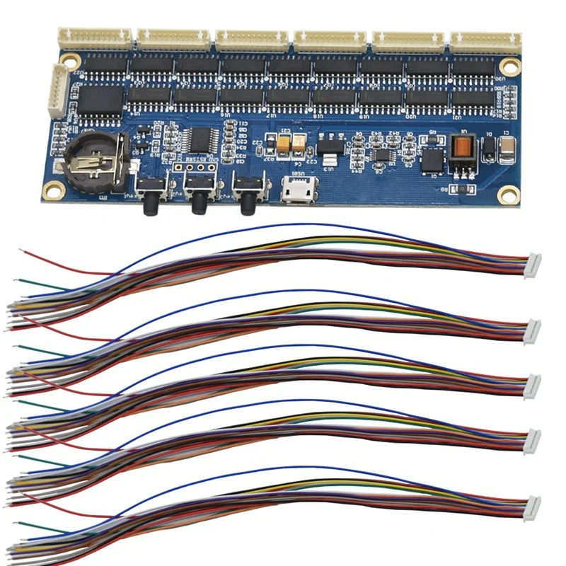 Diy в 14 Qs30 In12 Nixie трубки цифровые часы набор 5V модуль Плата С ПЛОСКИМ
