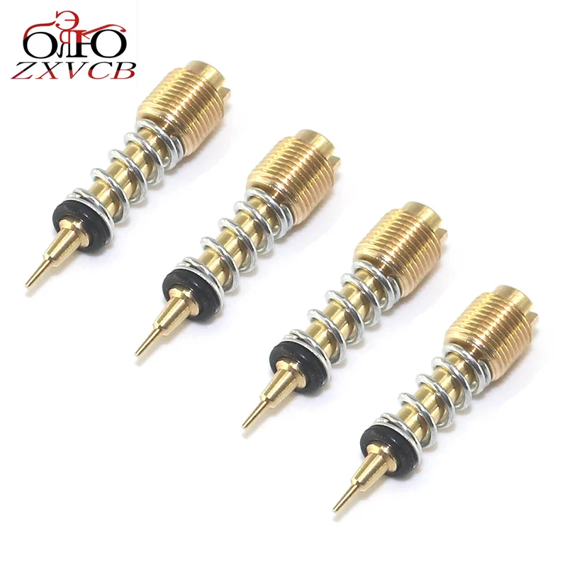 4pcs Для yamaha FZX700 XJ600 XJ900 XS1100 YZF750 FZX 700 XJ 600 900 XS 1100 YZF 750 Регулировка карбюратора воздушный винт - Цвет: 4pcs
