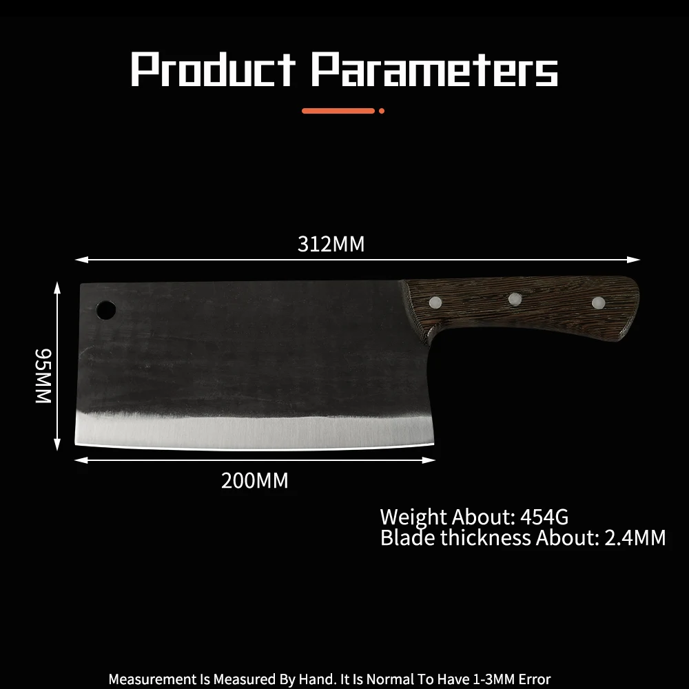 XYj кухонный разделочный Кливер нож из нержавеющей стали острое лезвие ручной