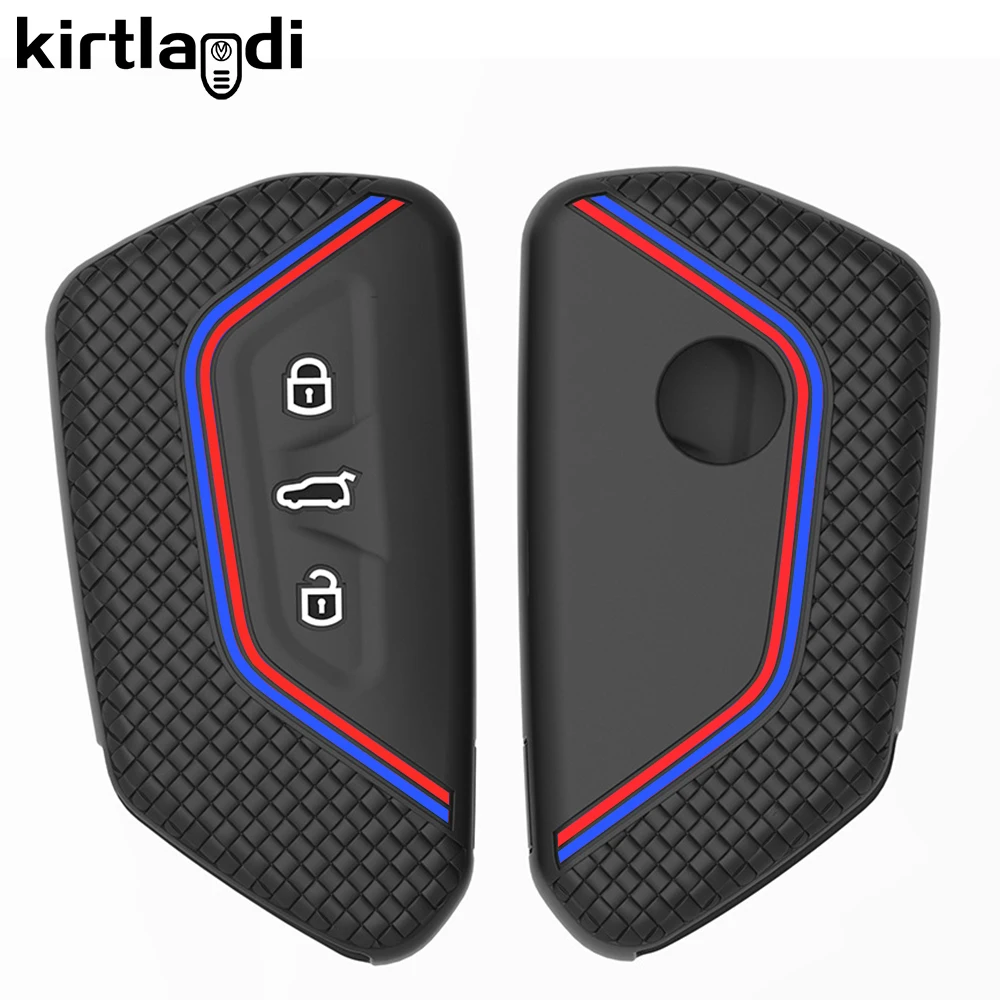 Силиконовый брелок для ключей Kirtlandi аксессуары Seat Leon Mk4 Volkswagen VW Golf 8 Mk8 2020 чехол