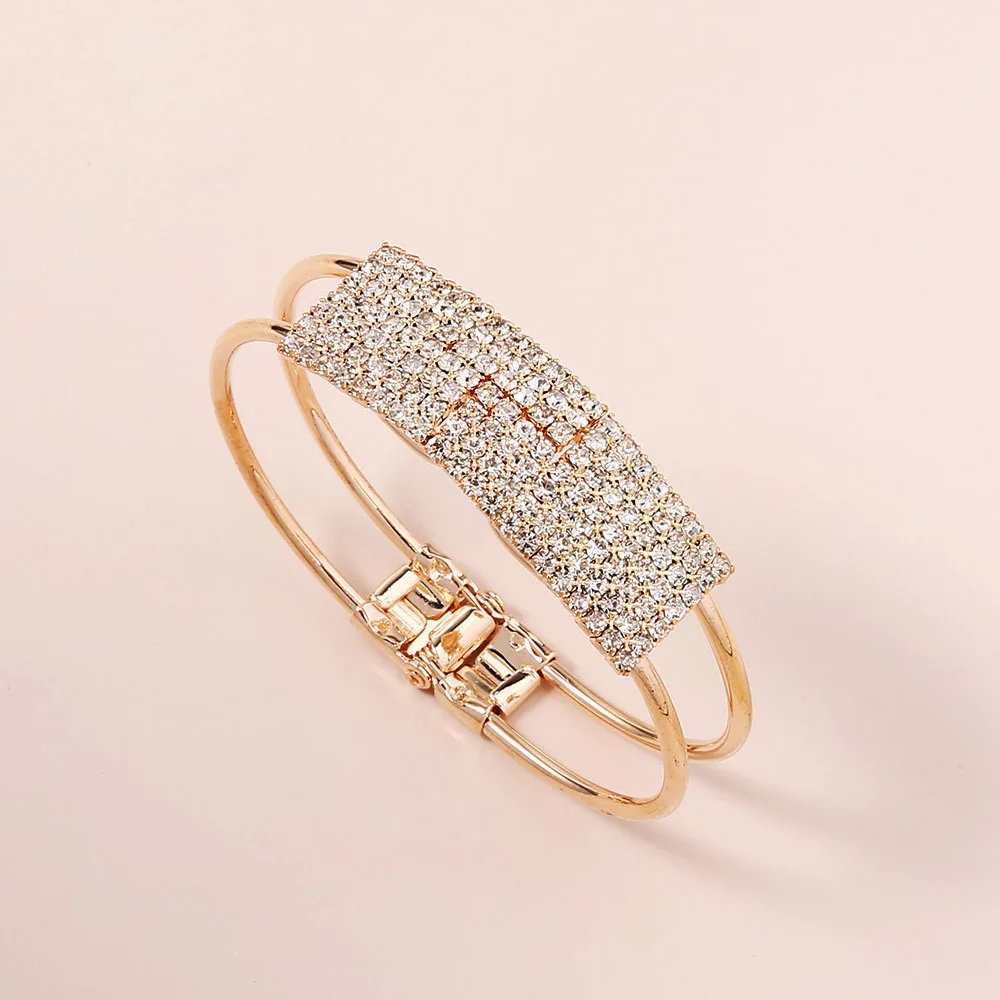 Массивное кольцо на палец Со стразы браслеты для женщин женские свадебные