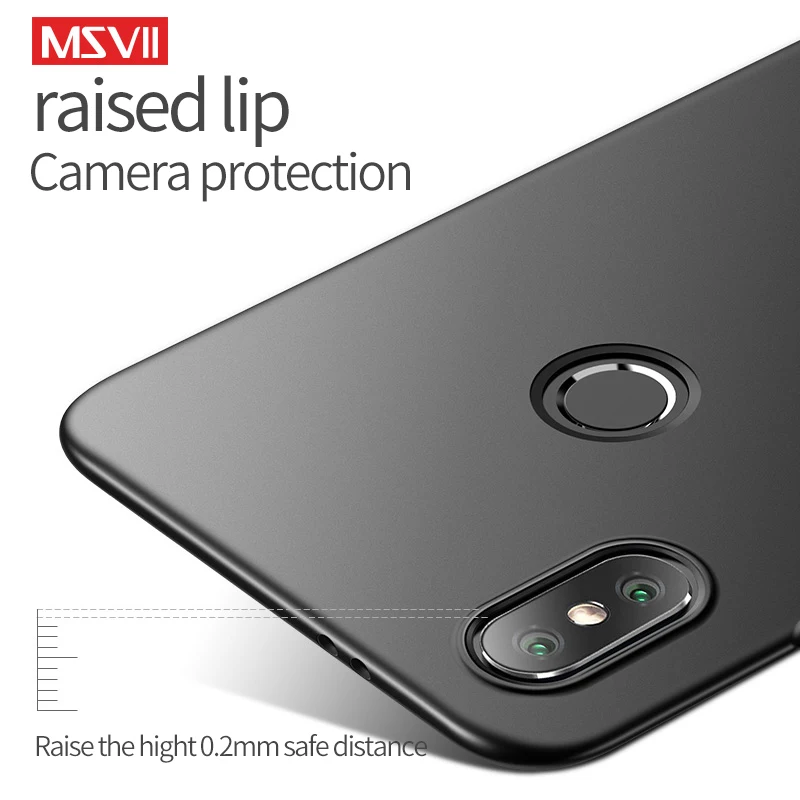 Чехол Mi 6X Msvii тонкий матовый чехол для Xiaomi Mi6X Mi6 X Xiomi твердый PC 5X Mi5X чехлы