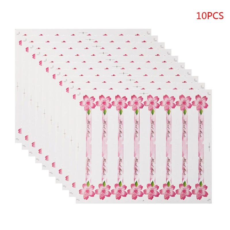 80 шт. Вишневый яичный желток четкая наклейка Полоска декор для коробки | Дом и сад