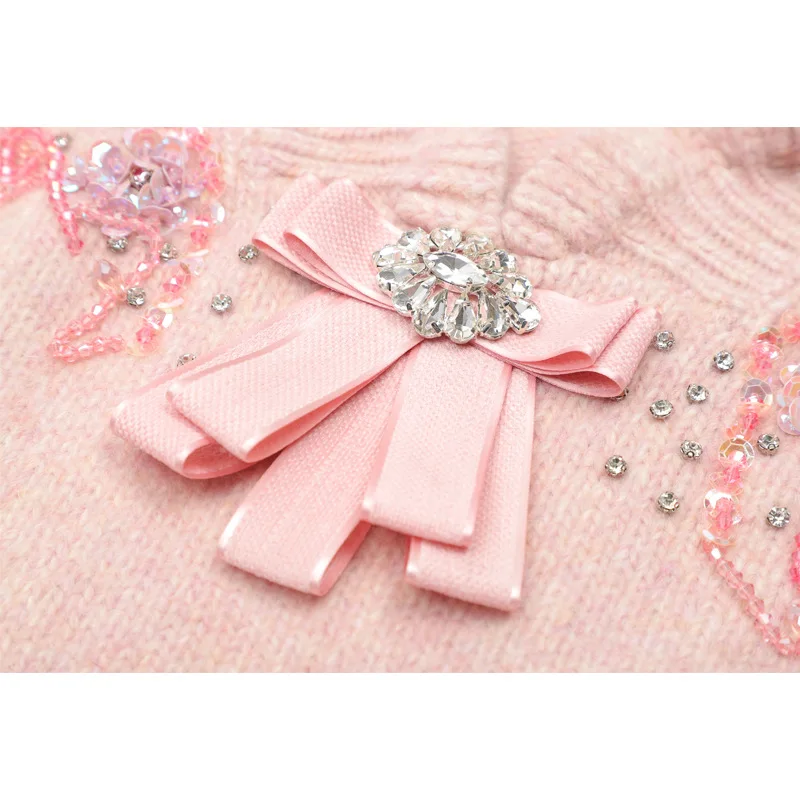 Осень 2020 новинка Женский вязаный свитер с высоким воротом женский модный