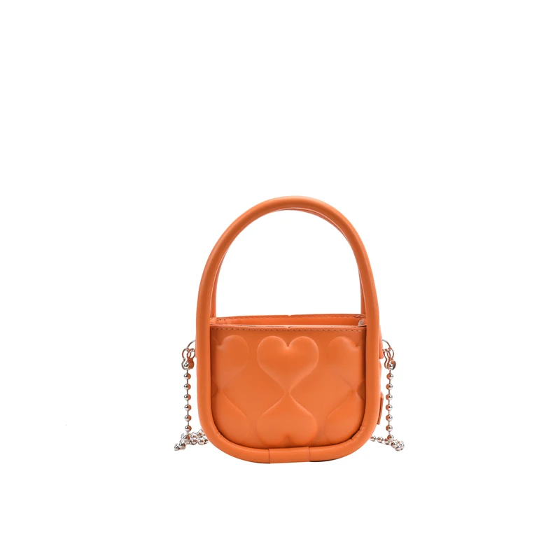 

Small Love Pattern PU Leather Fashion Crossbody Bags 2021 Summer Luxury Brand Chain Shoulder Handbags and Purses Lady Tote