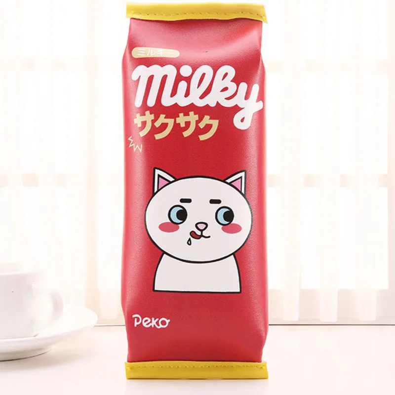 1 шт. пенал для фаст-фуда из полиуретана в стиле Kawaii Chips cheir Popcorm, сумка для вкусной еды, забавный подарок - Цвет: 02