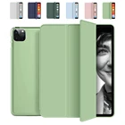 Чехол-книжка для iPad Pro 11 mini 1 2 3 4 5, iPad 9,7 2018 2017 Air 1 2 Air3 10,5 Air4 10,9 2020, iPad 7-го 8-го поколения, мягкий чехол