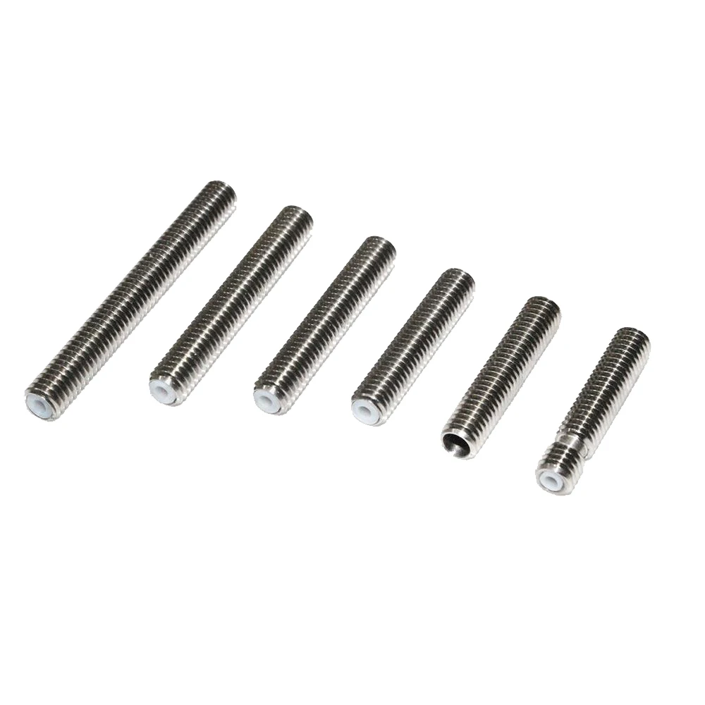 10 шт./лот 1 75 4 горловины детали для 3D принтера (M6*30/M6*35/M6*40/M6 * 50) нить из нержавеющей