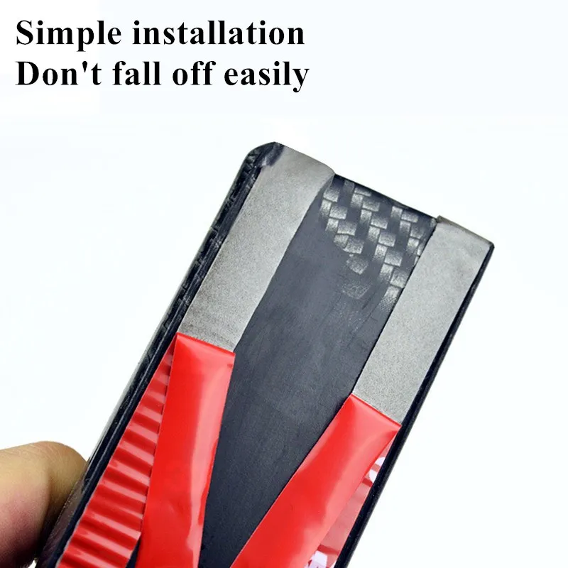 3D Спойлеры из углеродного волокна для стайлинга автомобиля 1 5 м спойлер