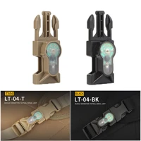 tactical signal light rescue signal strobe survival lamp for hunting vest backpack buckle outdoor hiking accessories