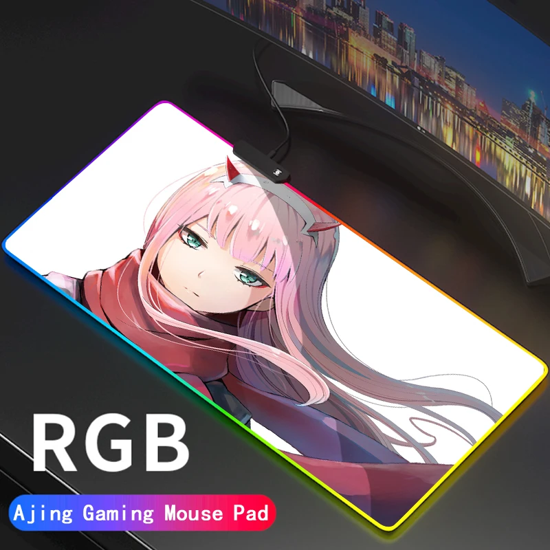 

Большой ноль два игровых Мышь Pad Darling в Franxx геймер клавиатура Коврик для мыши 02 Grande стол Мышь площадку для CSGO Настольный коврик