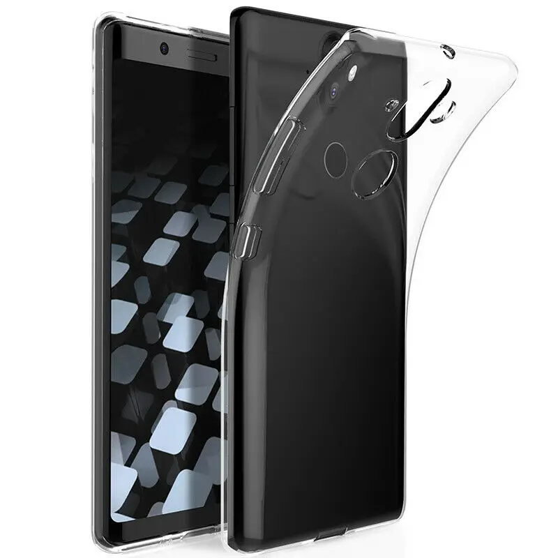 Мягкий чехол из ТПУ для Nokia 8 Sirocco ультратонкая Прозрачная силиконовая защитная