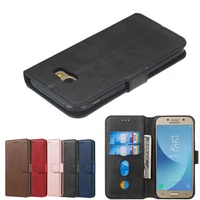 wallet case for samsung galaxy a5 2017 a520 cover case magnetic closure plain luxury leather phone bag for samsung a 5 2017 etui