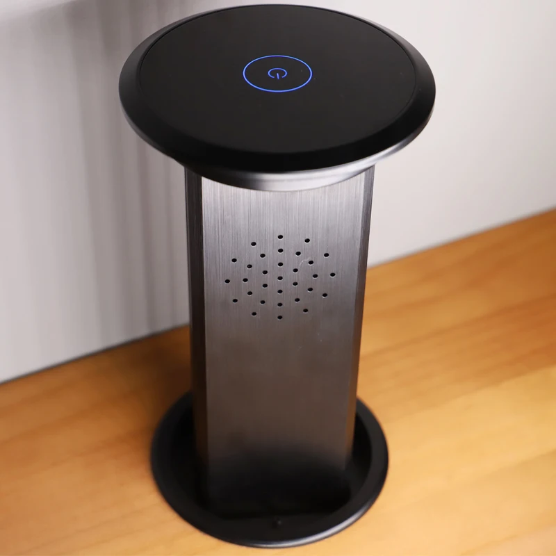 

Intelligent Auto pop up universal socket with USB and Audio motorized socket