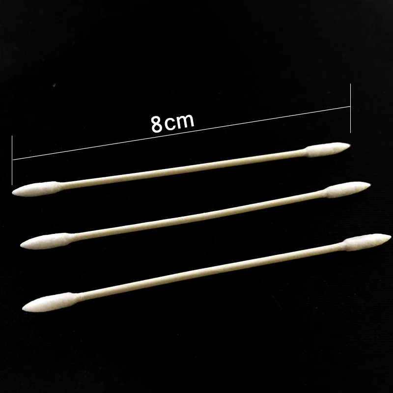 25Pcs Disposable Cotton Swab Double Thin Head Micro Brush Multifunction Cosmetic Ear Eyelashes Cleaning Removing Tool | Дом и сад