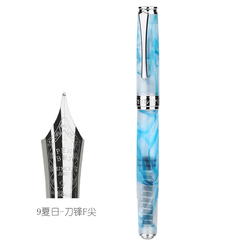 PENBBS 500 Пресс типа перьевая ручка с поршневым смолы акриловые красочный Wall Art