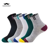 men cottin socks 5pairslot man sport socks colorful men athletics socks vkmony