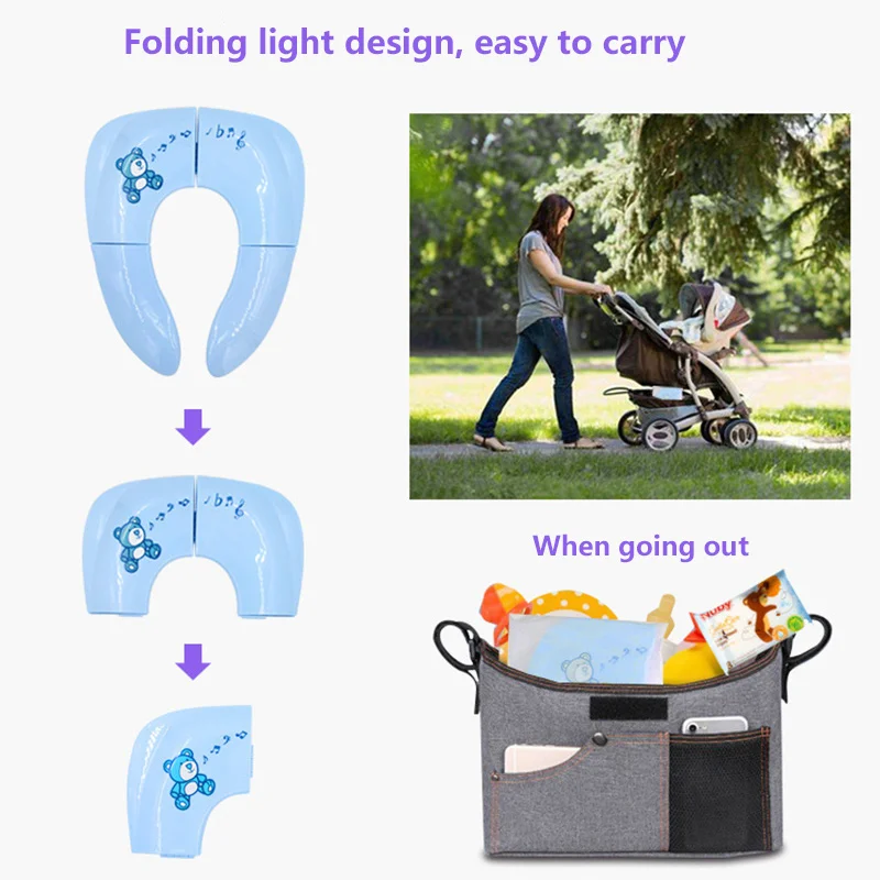 Новинка детское дорожное кресло портативное сиденье для унитаза чехлы