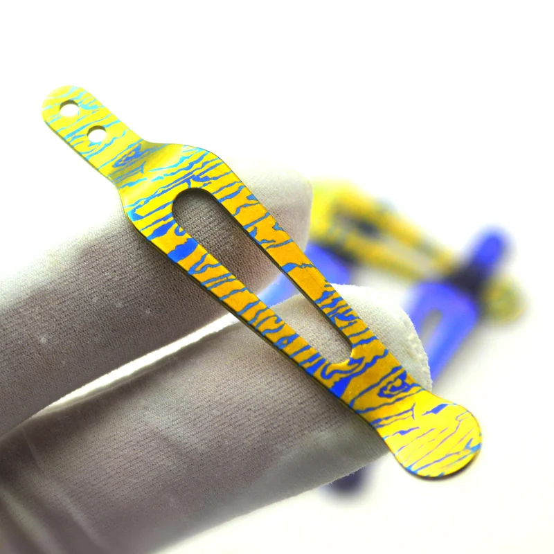 Titanium Alloy Fold Knife Back Clip Clamps for Rick Hinderer XM18 XM24 ZT Zero Tolerance 0560 0808 0055 0095 0456 0850 DIY Part