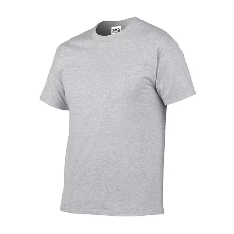 

Men's Summer 100% Cotton T-Shirt Men Casual Short Sleeve O-Neck Short Sleeve Oversized T Shirt Comfortable Pure Color Tops Tees