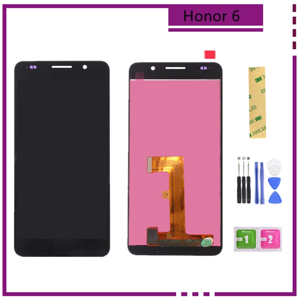 ЖК дисплей для Huawei Honor 6 с сенсорным экраном и дигитайзером в сборе запасные