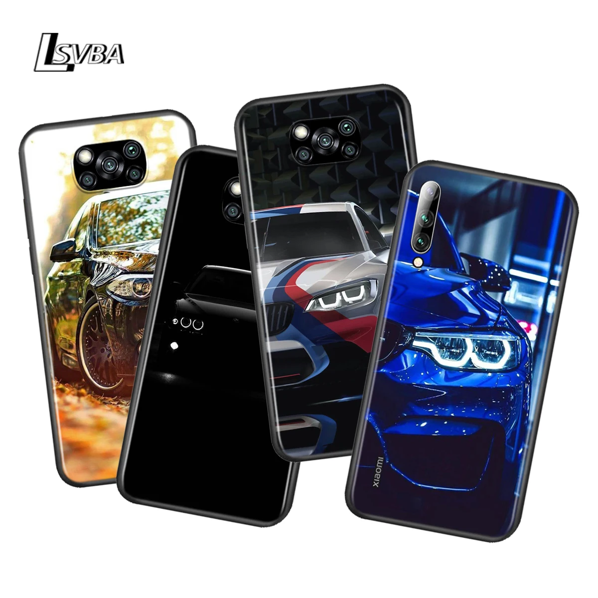 

Blue Red Cool Car For Xiaomi Poco X3 NFC M2 X2 F2 C3 M3 F1 Pro Mi Play Mix 3 A3 CC9E A2 A1 6 5 Lite Phone Case