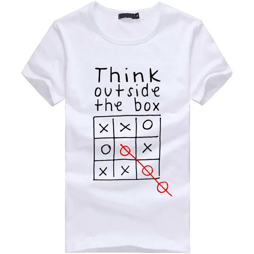 2020 новая мужская футболка Think Outside The Box костюм шляпа розовая Ретро винтажная