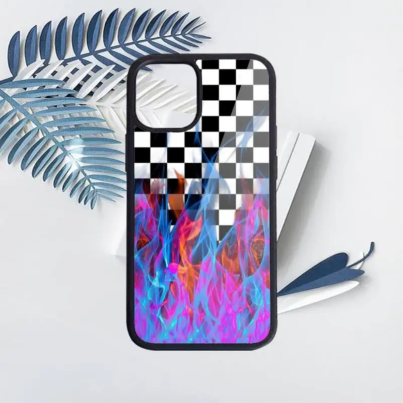 

Artistic personality Fire Flame Phone Cases PC for iPhone 11 12 pro XS MAX 8 7 6 6S Plus X 5S SE 2020 XR