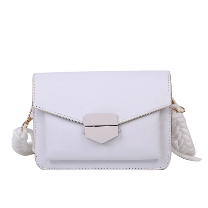 Плетеный плечевой ремень маленькие дизайнерские сумки через плечо из