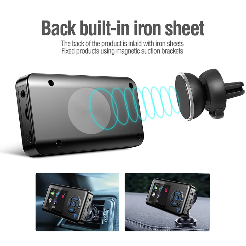 Наборы громкой связи Bluetooth DAB + Автомобильный музыкальный плеер вызов радио Boardcast