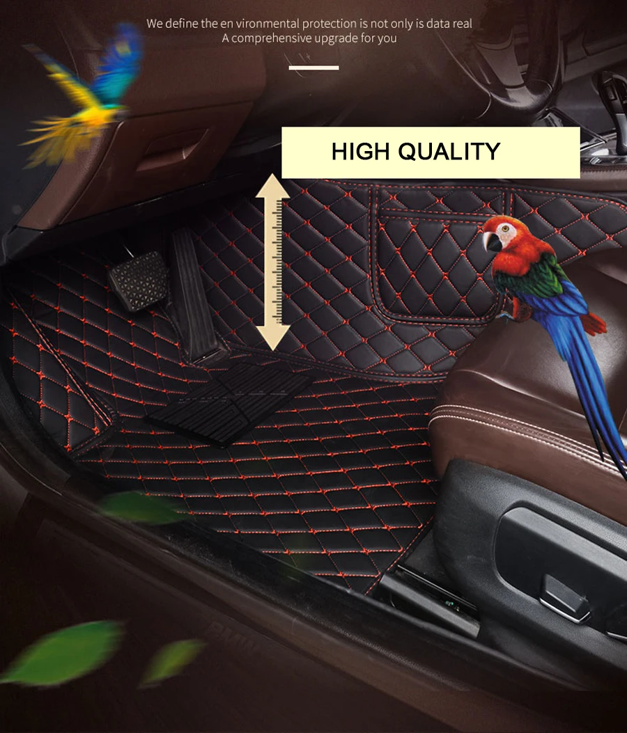 Леворульных автомобилей автомобильные коврики для Acura MDX 2013 2012 2011 2010 2009 2008 2007 авто