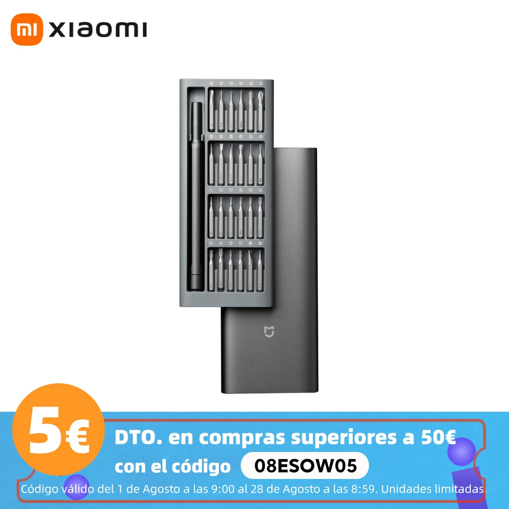 Набор прецизионных отверток Xiaomi Mijia комплект из 24 в 1 магнитных алюминиевого