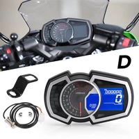 motorcycle odometer speed fuel gauge 13000rpm universal 124 cylinder lcd motorcycle instrument speedometer 199kmh