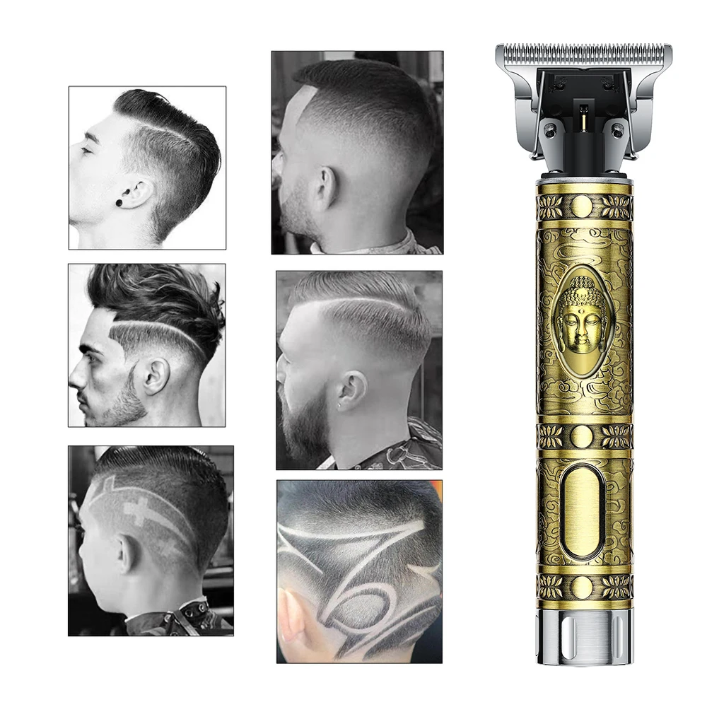 Профессиональный мужской триммер для волос электрическая машинка стрижки