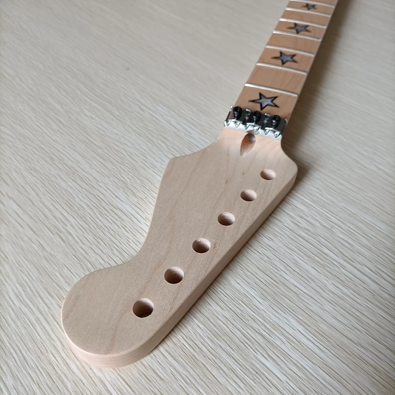 stern griffbrett st elektrische gitarre neck 6 string matte und hight gloss finish 22 fret kanada ahorn holz gitarre hals free global shipping