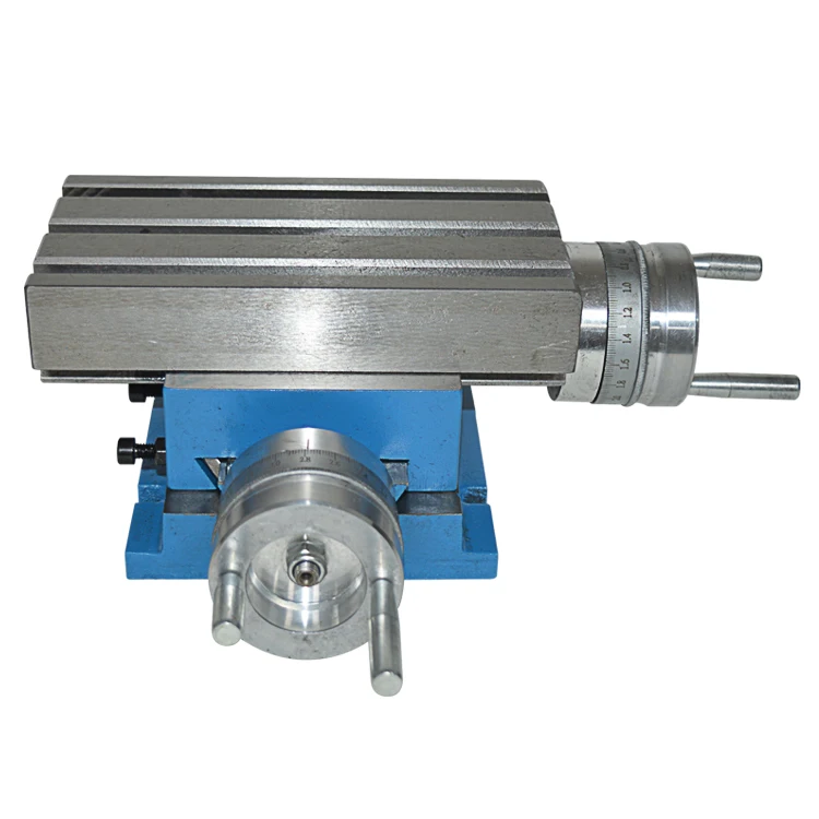Drilling and milling machine cross manual table fixed cross-type desktop drilling and milling machine tools 1pc