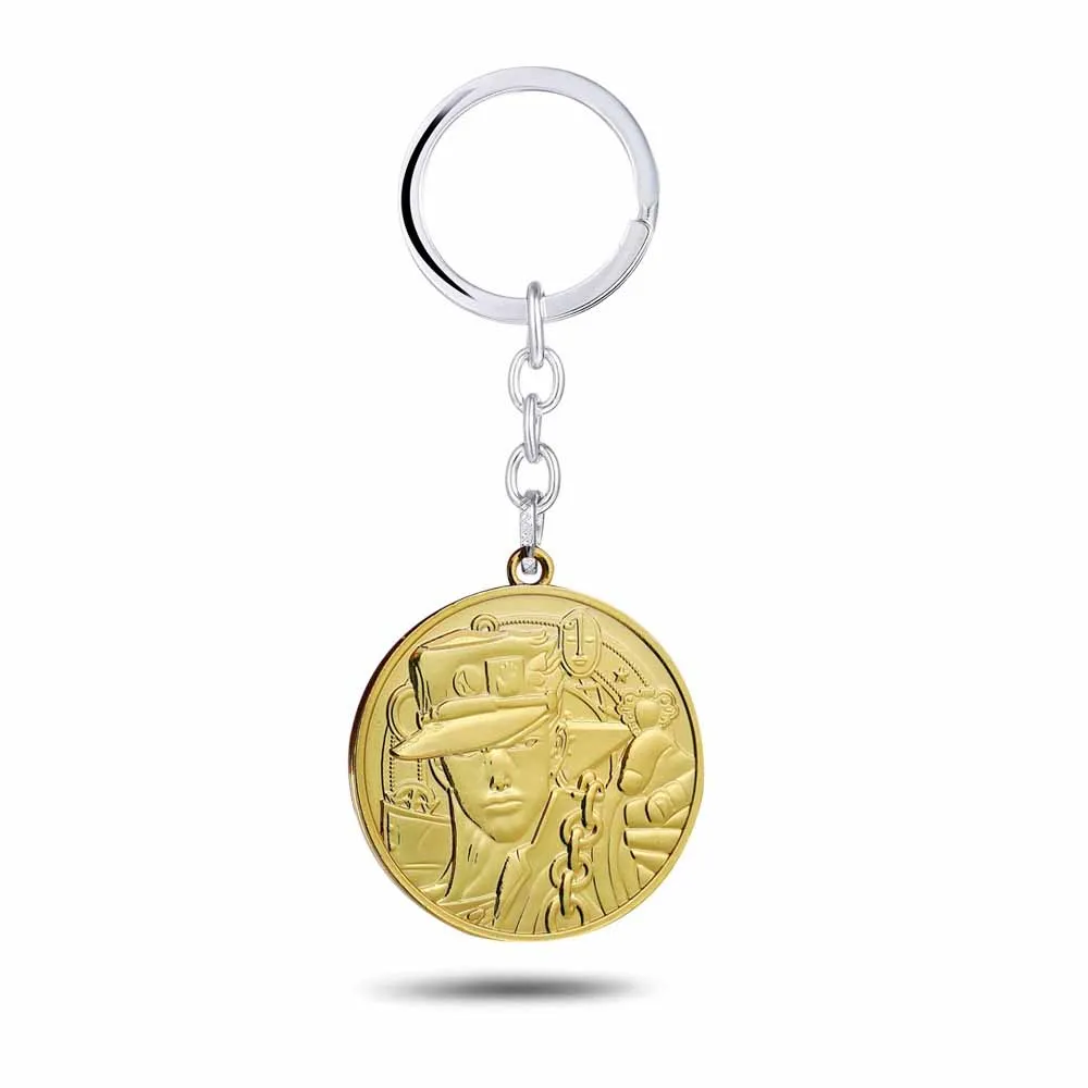 JoJos Странно Кулон &quotПриключение&quot Леоне abbacchio Золотая звезда металлическая ий